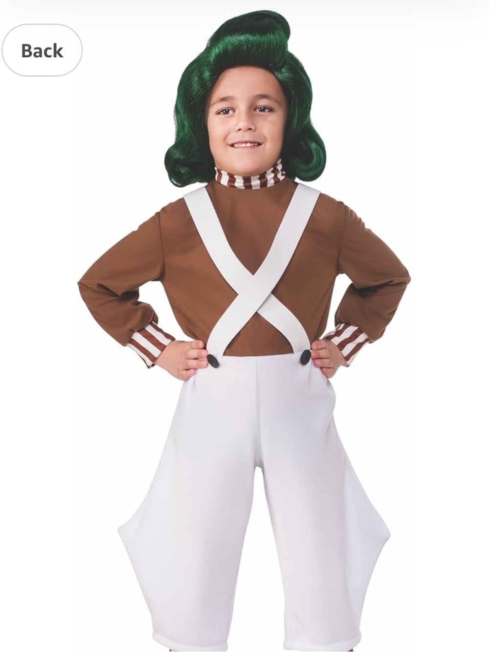 Rubies Willy Wonka and the Chocolate Factory Oompa Loompa Halloween Costume